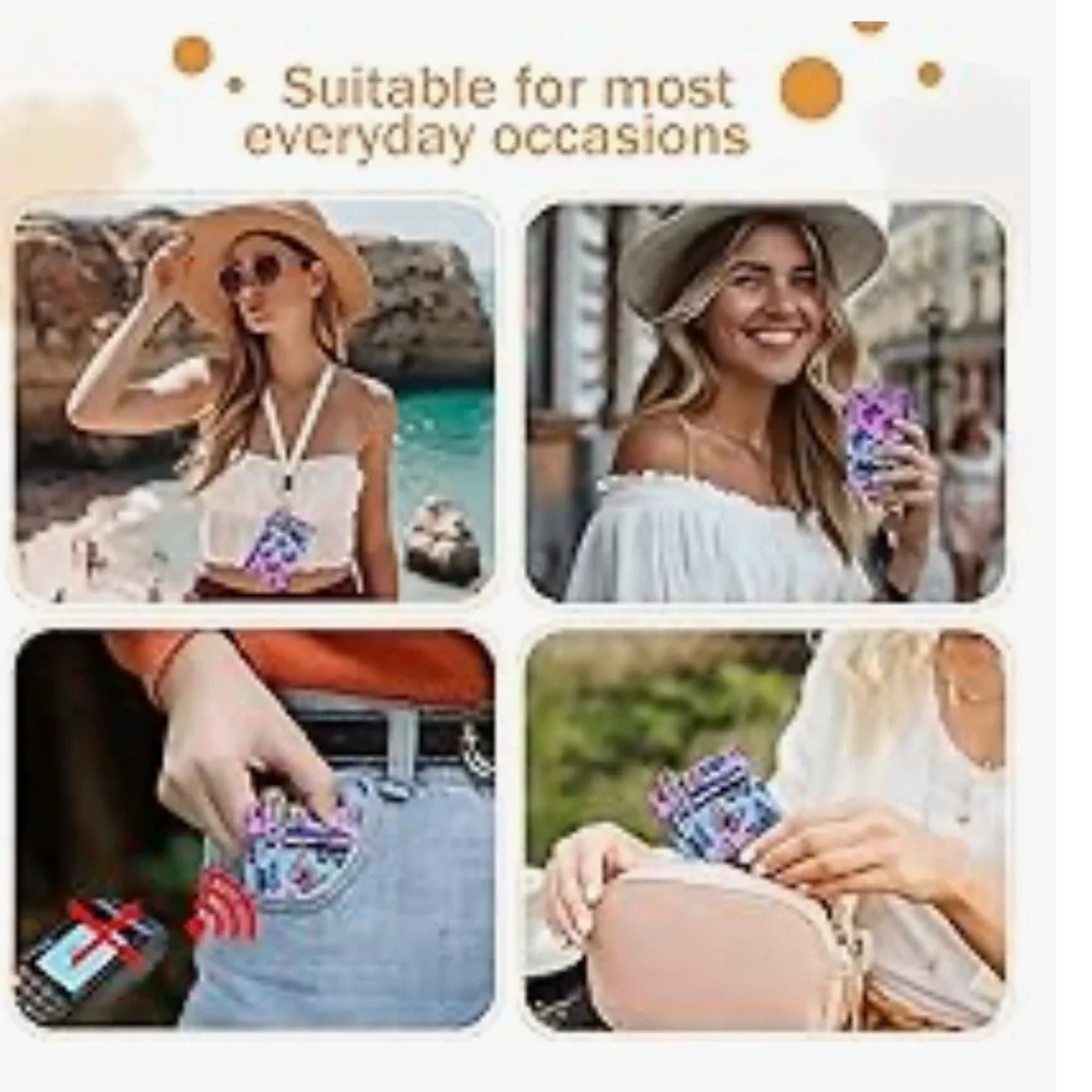 Credit Card Holder Slim Wallet, Butterfly RFID Wallet Women's (new)